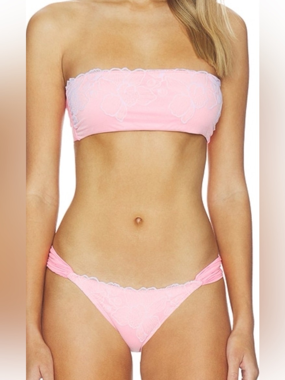 PQ swim lace bikini set size small! Worn once
